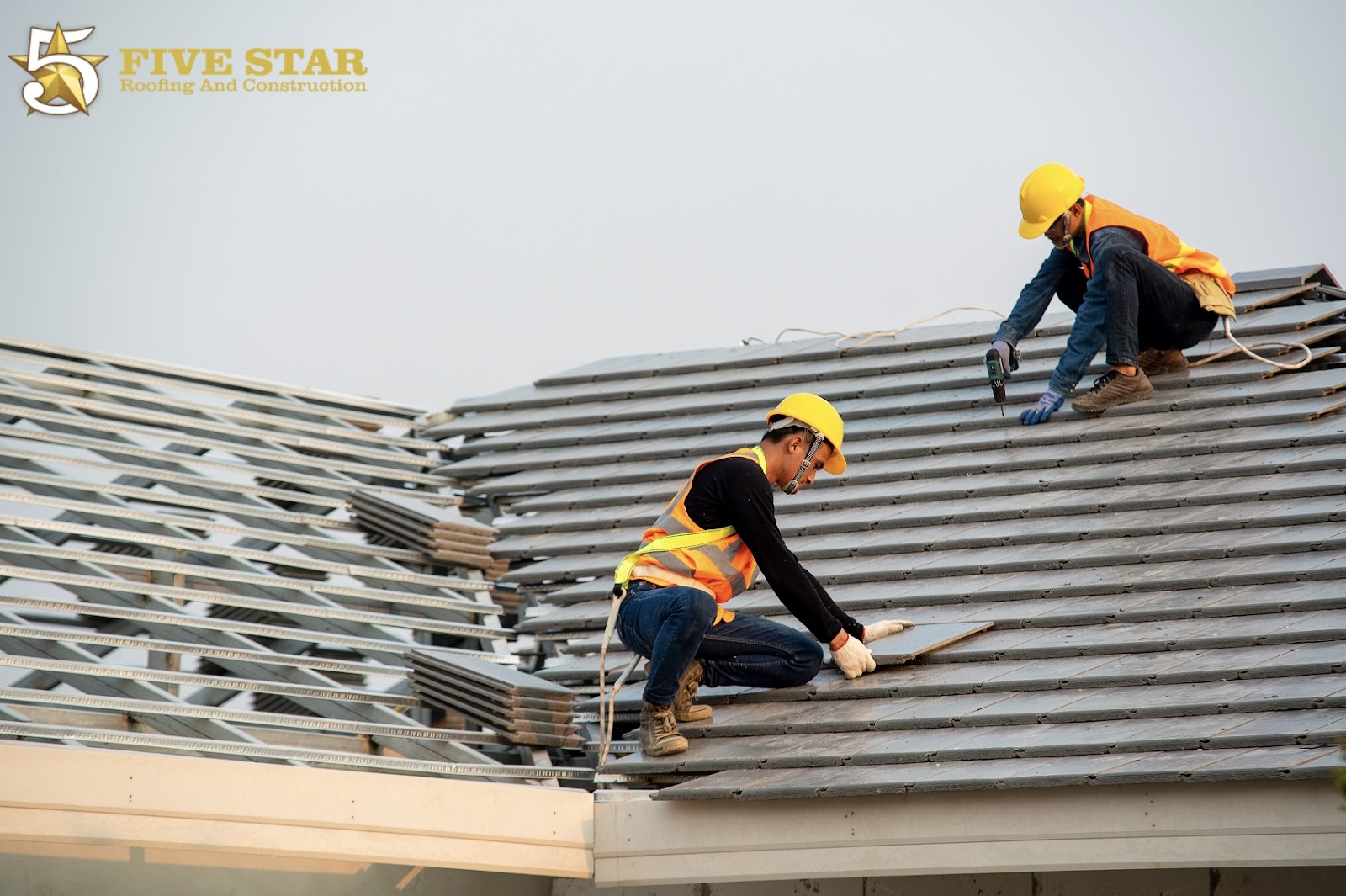 Five Star Roofing and Construction, Inc. logo